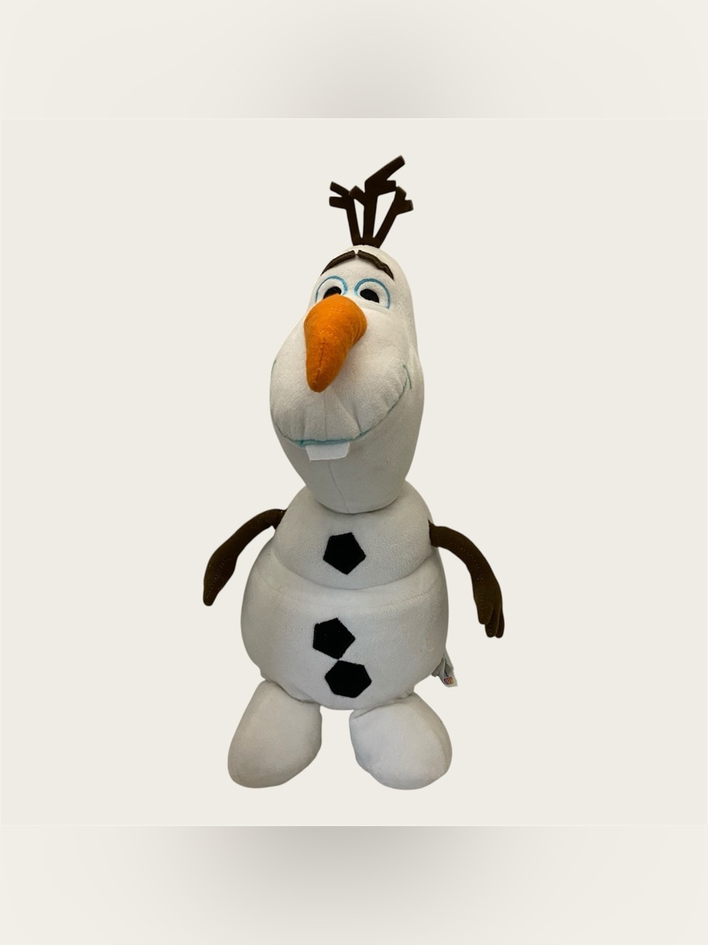 Disney Olaf Snowman White Plush Stuffed Toy 15” Disney Frozen Movie